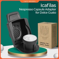 ICafilas Nespresso Capsule Adapter Compatible for Dolce Gusto