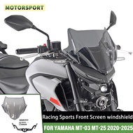 FOR YAMAHA MT-03 MT-25 MT03 2020 2021 2022 2023 2024 2025 Motorcycle Racing Sports Front Screen wind
