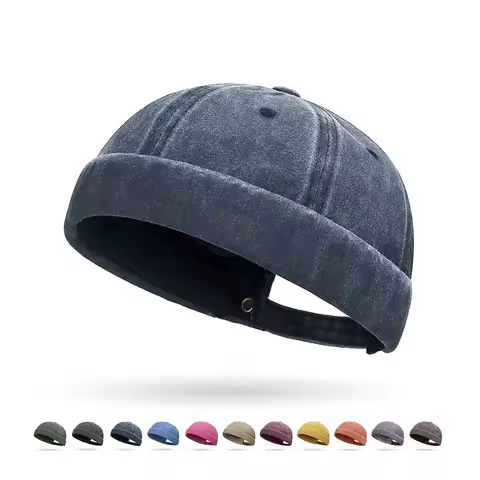 Street-style Soft-top Washed Hip-hop Cap - Unisex & Versatile Farmer's Hat