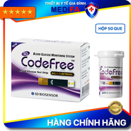 Hộp 50 Que Thử Đường Huyết SD Codefree (SD Code free) - Que Thử Tiểu Đường Hàn Quốc