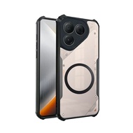 สําหรับ Tecno Pova 7 เคสโทรศัพท์กันกระแทก Tecno Pova 6 Pro Pova 6 Neo ปลอกแม่เหล็กไร้สายชาร์จสติกเกอ