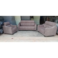 High Class Velvet Sofa 1 Seater 2 Seater 3 Seater 1+2+3 Seater Sofa Baldu Brown