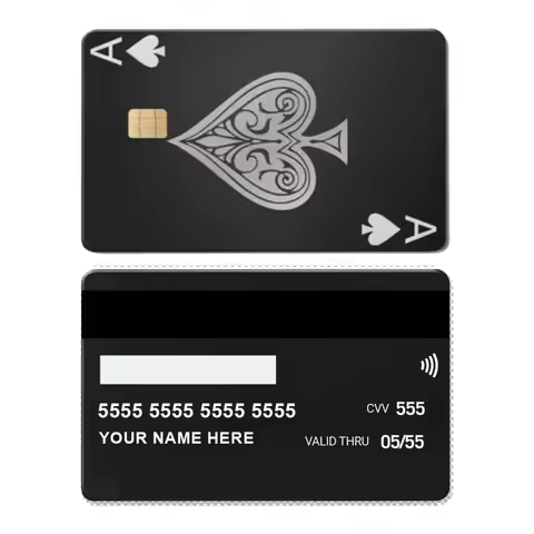Customized 4442 Small Chip Slot Contactless Dual Interface NFC Metal Card With Antenna Build-inint