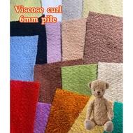 Viscose Plush Fabric for Handmade Teddy Bear Crafting