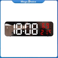 MegaChoice【100%Original】Led Digital Wall Clock Large Screen Wall-mounted Time Temperature Humidity D