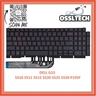 Dell G15 5510 5511 5515 5520 5521 5525 5530 Series Gaming Keyboard Replacement