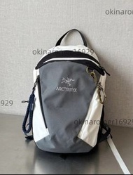 Arcteryx 始祖鳥 x BEAMS 聯名款 Mantis 26L 運動休閒背包雙肩包戶外包尼龍灰白拼色男女同款情侶款