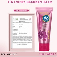 Ten Twenty Tinted Sunscreen SPF 90+ – High Protection Sunscreen Foundation for Face and Body