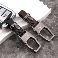 Car Zinc Alloy Leather Keychain Creative Anti Loss Keychain For Mercedes Benz A B C E S Class AMG E2