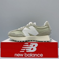 New Balance NB 327 Men Women Khaki Green Leather Suede D-Shaped Sole Sports Casual Shoes U327LM