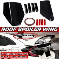 4 Color Car Rear Roof Spoiler Wing Spoiler Cover Kits for Honda for Civic FK4 FK7 5 Door Hatchback 2