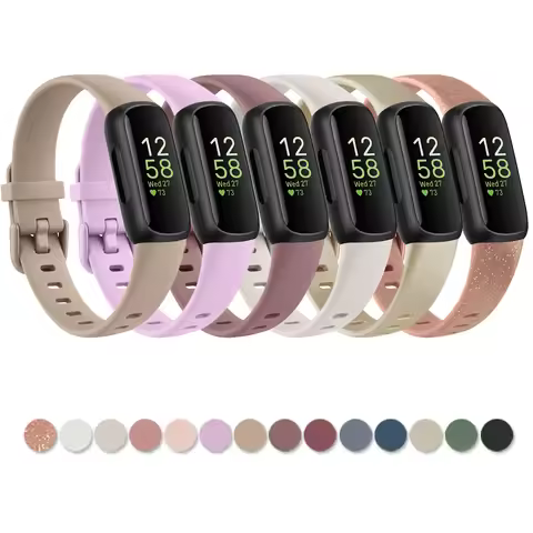 Soft Silicone Strap For Fitbit inspire 3 Band Adjustable Watchband Sport Wristband For Fitbit inspir