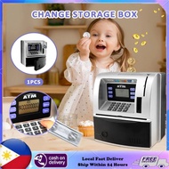 Mini ATM Savings Piggy Banks Coin Bank Savings Machine Bank ATM Piggy Bank Coins Storage Box Toys