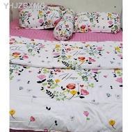 [readystock]▥CADAR  "PROYU" Bercorak 100% Cotton 7 In 1 1000TC High Quality Fitted Bedsheet With Comforter (Queen/King)