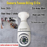 YOOSEE WIFI Camera 1 Eye/2 Eyes QS211 FHD Bulb, Color Night Vision, 2-Way Talk