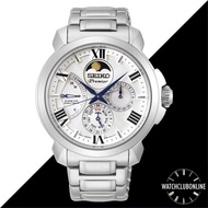 [WatchClubOnline] SRX015P1 Seiko Premier Analog Kinetic Moon Phase Men Casual Formal Watches SRX015 SRX-015 SRX-015P1