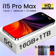 Smartphone i15 ProMAX Mobile Phone 16+1T Dual Card Dual Mode Large Screen Octa Core Memory 2GB