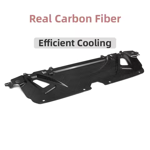 Real Dry Carbon Fiber Cooling Shroud for BMW M5 Series G90 G99 OEM Style 2025-IN 1Pcs/Piece