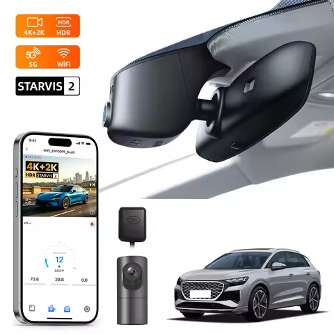 STARVIS 2 Sensor GPS 5GHz WiFi & APP HDR 4K Dash Cam For Audi A3 A5 S5 A6 S6 A7 S7 A8 S8 Q5 Q7 Q8 Da