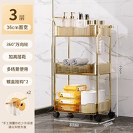 3-tier trolley rack - aesthetic trolley rack - 3-tier acrylic trolley rack