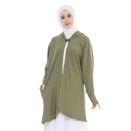 NEW SERIES HIJACKET® SYLVANIA Jaket Hijaber Wanita Cewe Cewek Panjang Muslimah/Jaket Muslimah Wanita