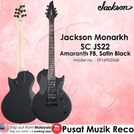 Jackson Monarkh SC JS22 JS Series Electric Guitar HH Pickup Amaranth F/Board, Satin Black Gitar Elektrik Guitar Electric
