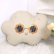 23 inches Matte Glasses Cream White Cloud Happy Birthday party decoration aluminum foil balloon