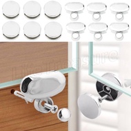 Wall Mount Frameless Mirror Clip - Glass Clamps - Mirrors Hanging Fixing Kit - Mirror Holder Clips - Wall-Mounted Mirrors Bracket - Bathroom Glass Clip - Bathroom Accessories