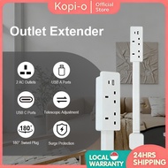 [SG] New Outlet Extender Adjustable Length Power Outlets Extender Power Socket Rotatable Plug