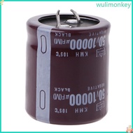 WU 10000uF 50V 105°C Power Electrolytic Capacitor Snap Fit