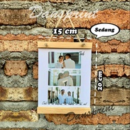 15x20 cm photo print wooden frame