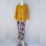 Setelan Kebaya Kartini Jumputan Katun Murah / Setelan Kebaya Jumputan Wanita Murah / Baju Kartini Mu