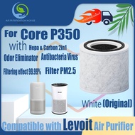 Replacement Compatible with levoit Core P350 Filter Air Purifier Accessories True Original HEPA&amp;Active Carbon H13