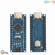 QBK6Q Nano 3.0 Controller, Micro USB CH340 Arduino Compatible, Compatible Mini USB Type-C USB CH340 