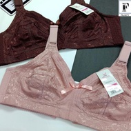 bra avon Women Bra Non-wired Wireless Thin Sponge Cup BCD Plus Size Cotton Lace Baju Dalam Wanita Ta