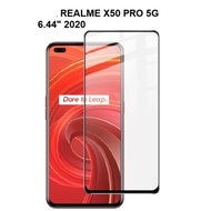 PROMO (BISA COD) Tempered Glass Screen Protector Anti Gores for Realme X50 Pro [Full Cover/Full Scre
