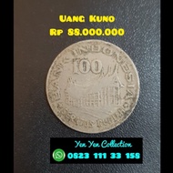 Uang Koin Kuno Rp 100 Rumah Gadang Tahun 1978