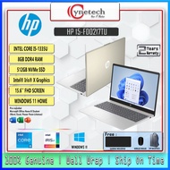 HP 15-FD0217TU/I5-1334U/8GB D4/512GB/IRIS/WIN11+OPI/15.6"FHD/WARM GOLD
