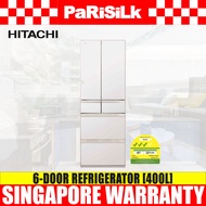 (Bulky) Hitachi R-HW530NS-XW 6-Door Refrigerator (400L)