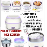 (READY STOCK)Pengukus electric mini/Portable Mini Rice Cooker Food Steamer - Healthy Life- Rice Cook
