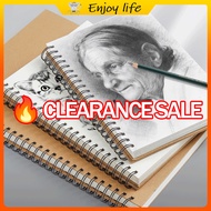 1/2Pcs Sketchbook drawing pad Thick Blank Kraft Sketch Pad drawing notepad Sketch Pad