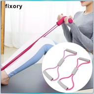 fixory 8 Shape Resistance Band Arm Non-Slip Grip Sports Stretching Lightweight Gym Fitness Pull Rope