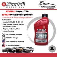 [ILM] KENDALL Super-D XA 10W30 946ML CK4 Diesel Semi Synthetic Engine Oil Car Lubricant [Minyak Hita
