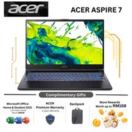 Acer Aspire 7 A715-59G-52MD 15.6'' FHD 144Hz Gaming Laptop i5-12450H 16GB 512GB SSD RTX3050 6GB