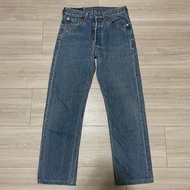 96 年美國製Levi's levis 501-0115 W28 L30 淺藍原色直筒牛仔褲 502 505 501