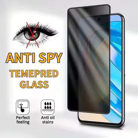 1Pack Anti-Spy Privacy Tempered Glass for Honor X9a X9 5G X9b X9c X8 Pro X8a X8b X8 5G X7b X7c X6a W