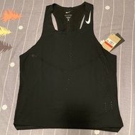 🌟全新🌟男裝 Nike Aeroswift dri dry fit ADV Running  跑步 競速背心 (亞洲版) 運動背心 Tank Singlet sz L 黑色 ⚫️ Racing