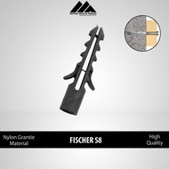 Skrup Fischer Tembok | Fisher Tembok Ukuran S5, S6, S8, S10, S12 | 1 Box