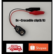 Emergency kit ~9v Snap+ Crocodile Clip set