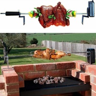 Universal+Grill+Rotisserie+Kit+Complete+BBQ+Kit+พร้อม+Spit+Rod+Meat+Fork+Electric+Motor+UK-TH+